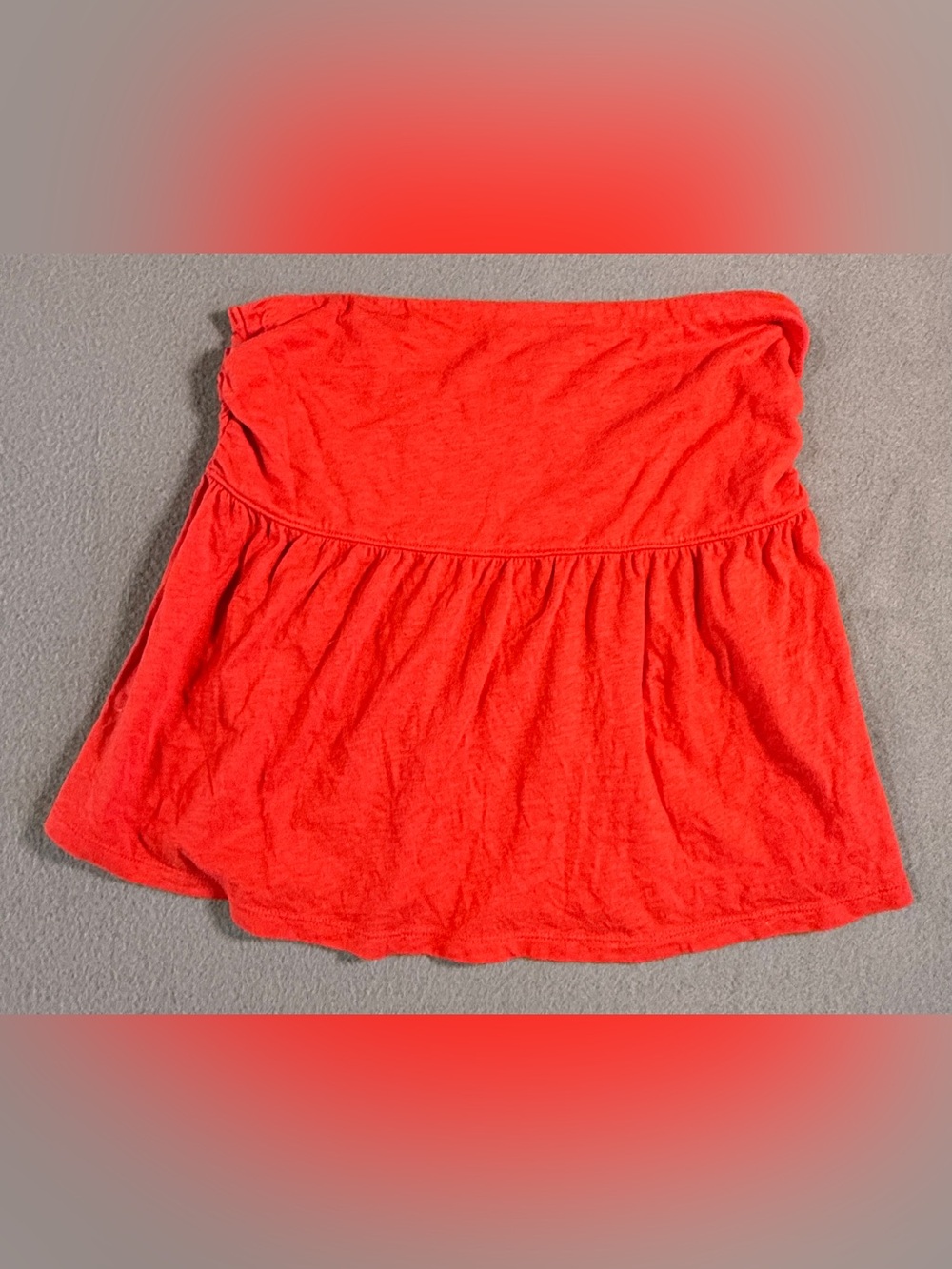 American Eagle Outfitters Strapless Tube Top - Coral Red